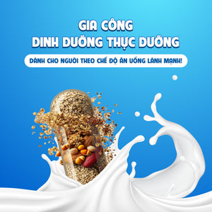 Gia công sữa thực dưỡng – dinh dưỡng thực dưỡng dành cho người theo chế độ ăn uống lành mạnh!