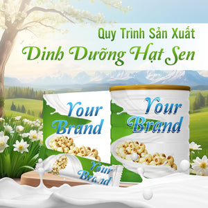 Quy trình sản xuất sữa hạt sen – dinh dưỡng từ hạt sen Tiệt trùng - Khép kín - Chuẩn ISO tại NanoFrance!
