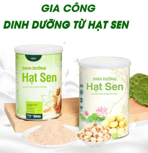 Nhận gia công sữa hạt – dinh dưỡng từ hạt sen dạng Bột