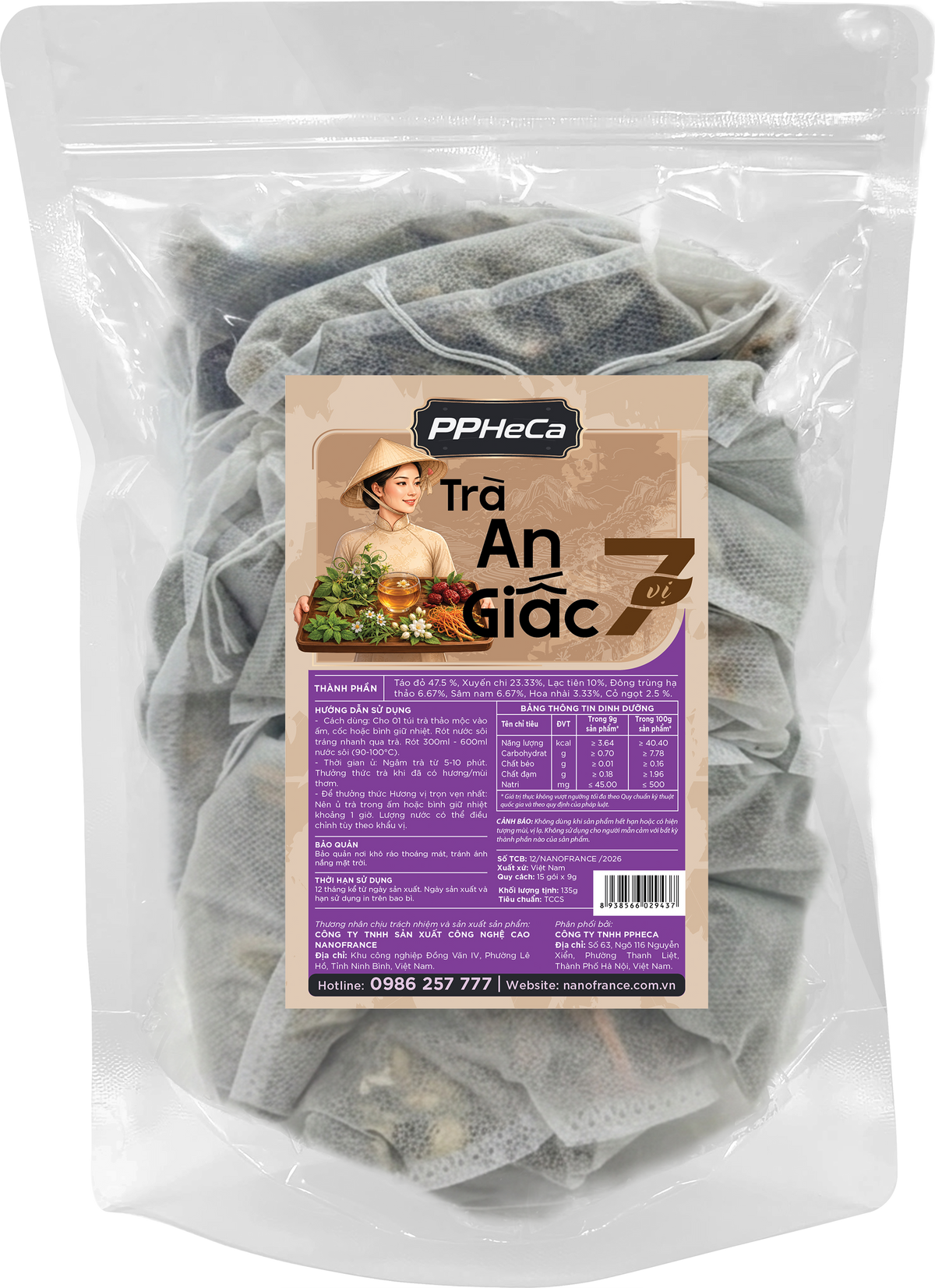Trà An Giấc 7 vị (15 gói)