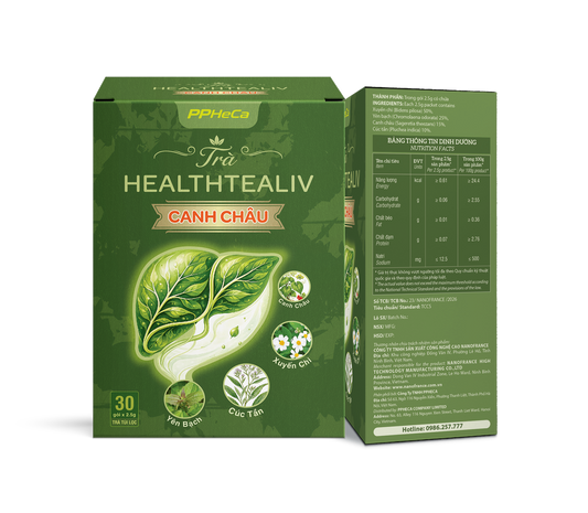 TRÀ HEALTHTEALIV CANH CHÂU 30 GÓI 2.5G