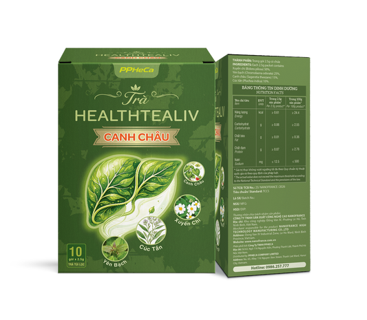 TRÀ HEALTHTEALIV CANH CHÂU 10 GÓI 2.5G