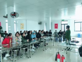 Công ty Nanofrance tập huấn công tác phòng cháy chữa cháy cho CBCNV