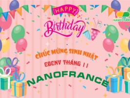 CHÚC MỪNG SINH NHẬT CBCNV THÁNG 11 CỦA ĐẠI GIA ĐÌNH NANOFRANCE