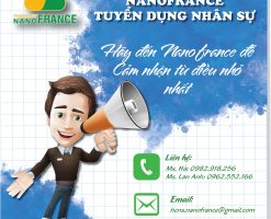 Công ty Nanofrance tuyển dụng Phó phòng QA
